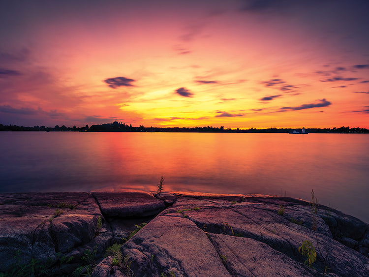 Sunset Over the St. Lawrence River