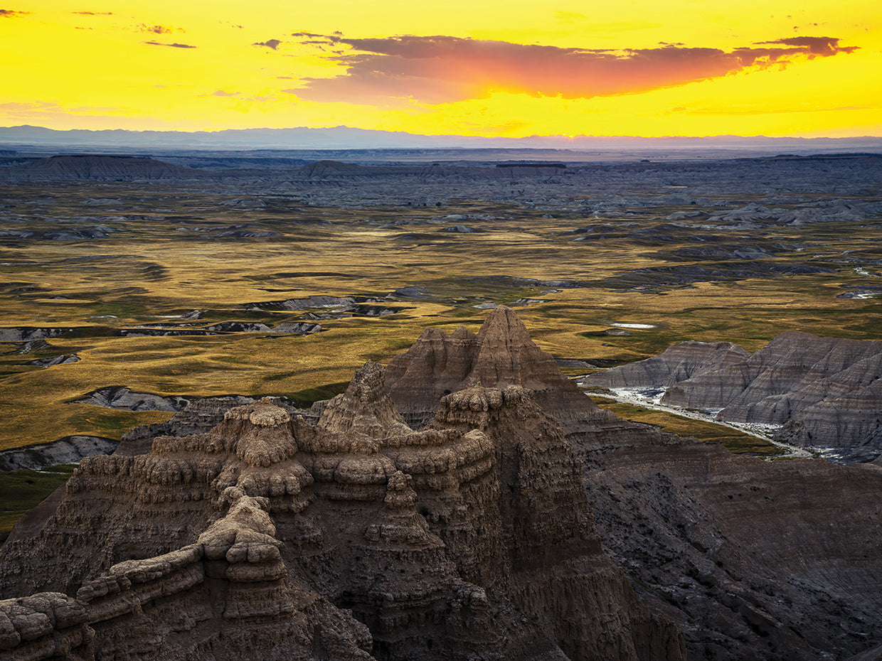 Badlands Sunset