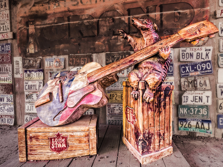 Luckenback's Guitar-playing Armadillo