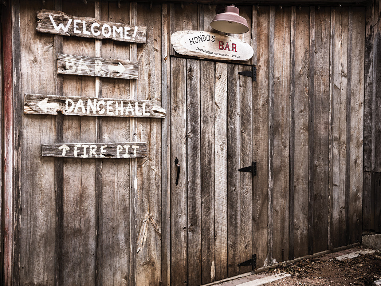 Hondo's Bar at Luckenbach Texas