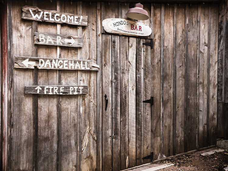 Hondo's Bar at Luckenbach Texas