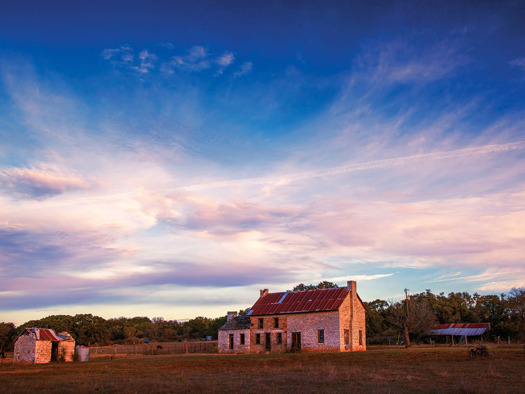 Winter at the Bluebonnet House