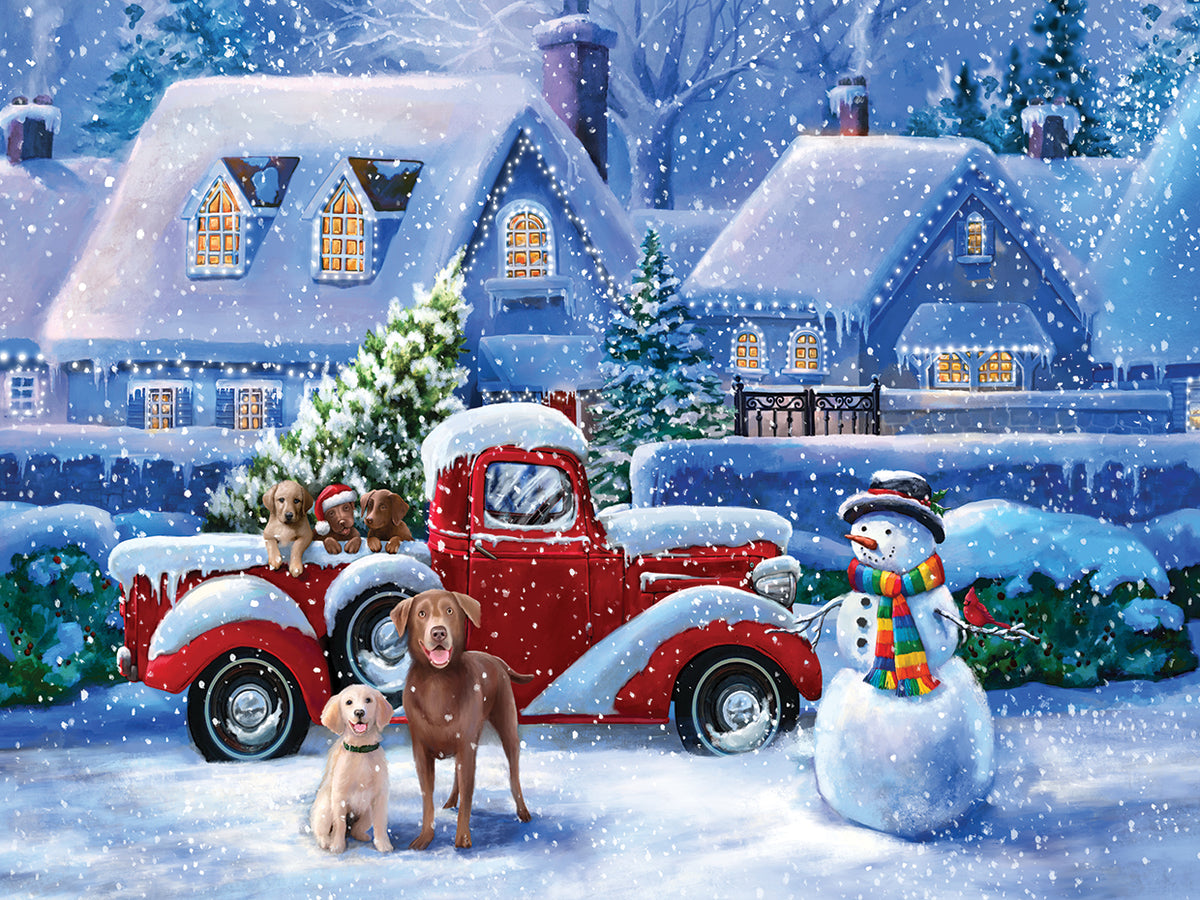 Dogs on Christmas