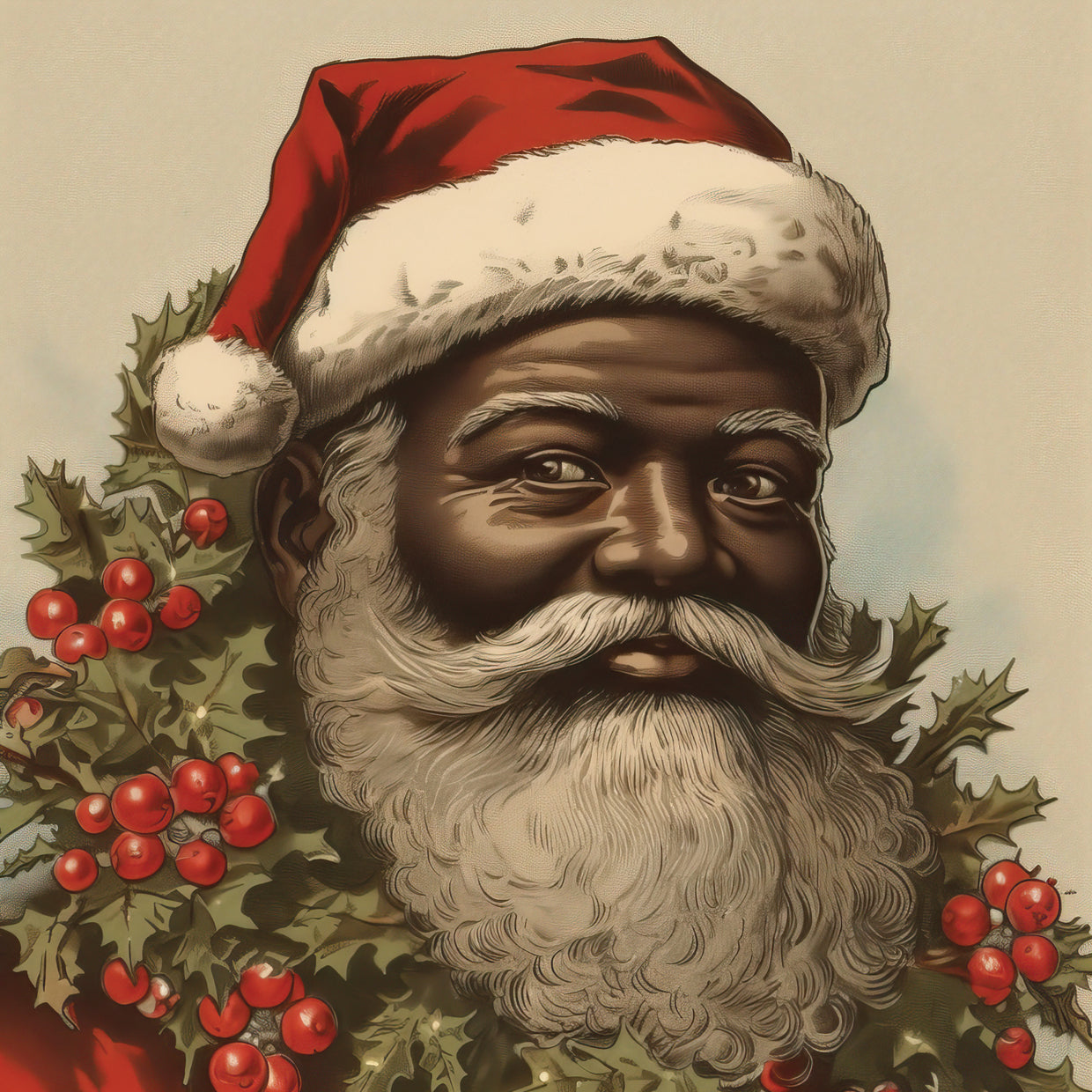 Jolly Santa Vintage