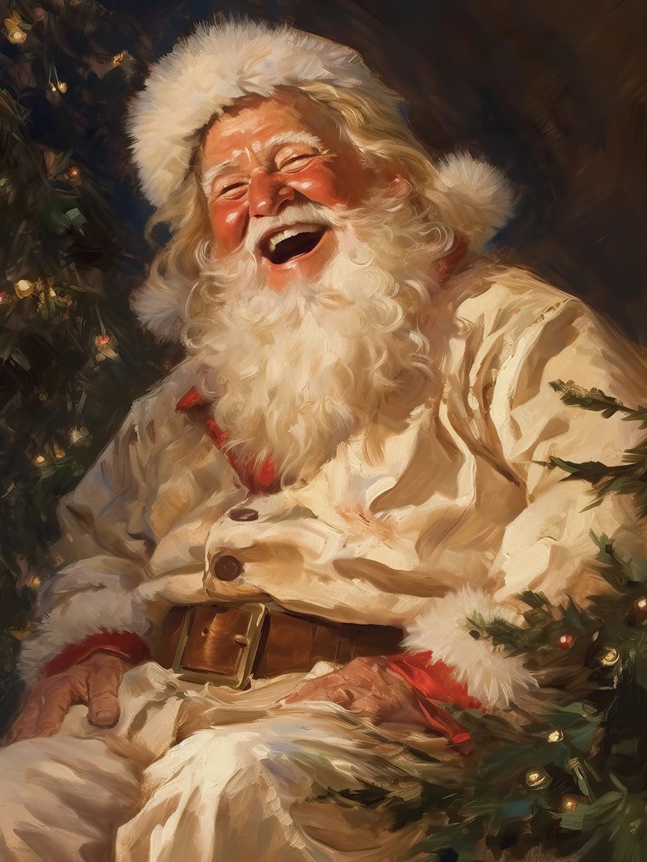 Forever Young Santa Wall Art by Imagine It Images | Fine Art Canvas