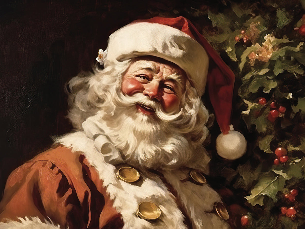 Santa with Tree