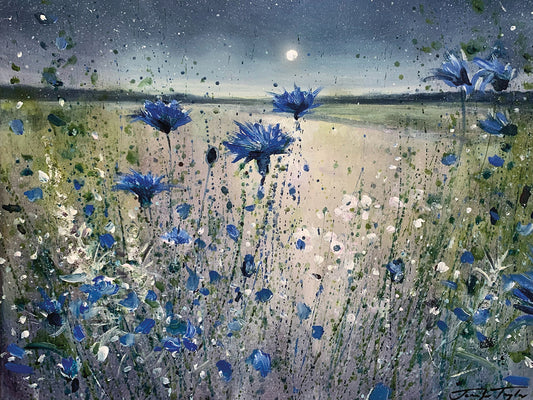 Cornflowers and The Moon No 1