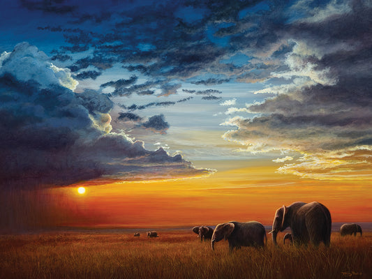 Mara sundown Canvas Print