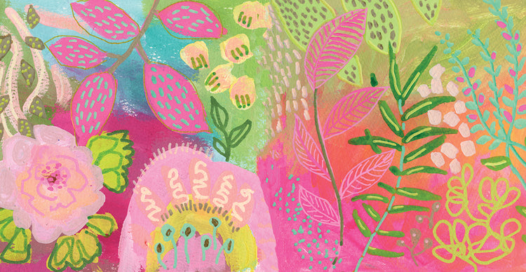 Bright Pink Garden Spread FULL