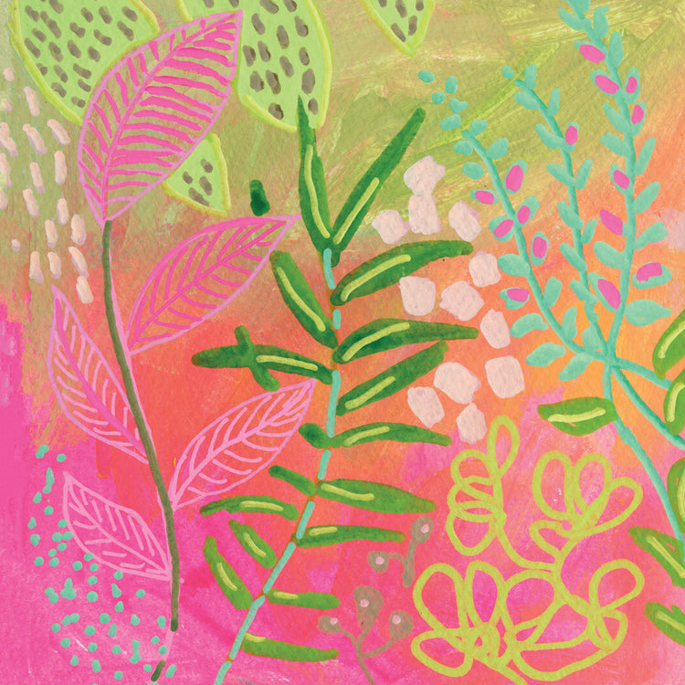 Bright pink garden B