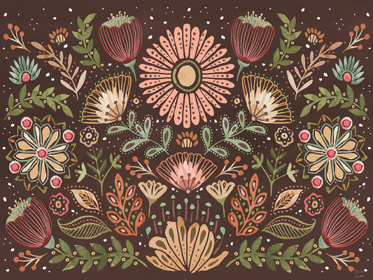 Floralscape I Canvas Print