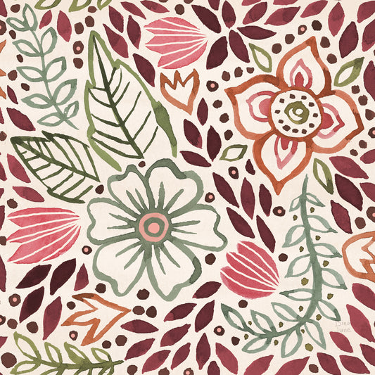 Floralscape Pattern VIIA Canvas Print