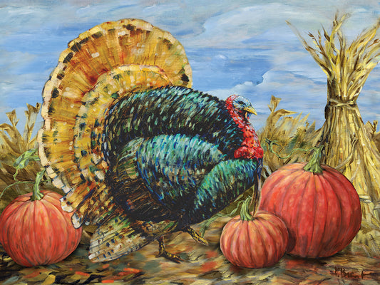 Gleaning Autumn – Turkey – Bright Canvas Print