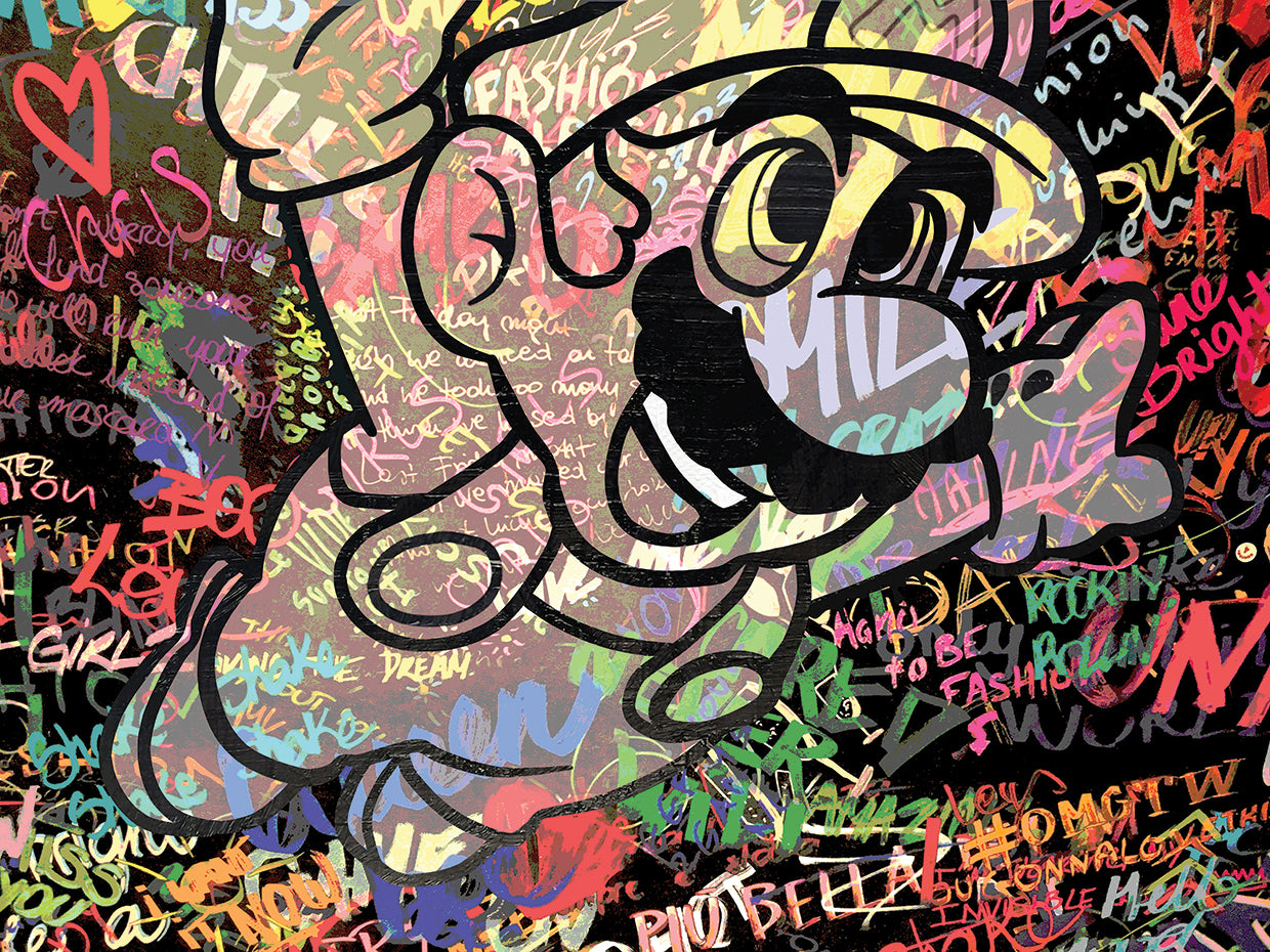 Cartoon Mario Graffiti