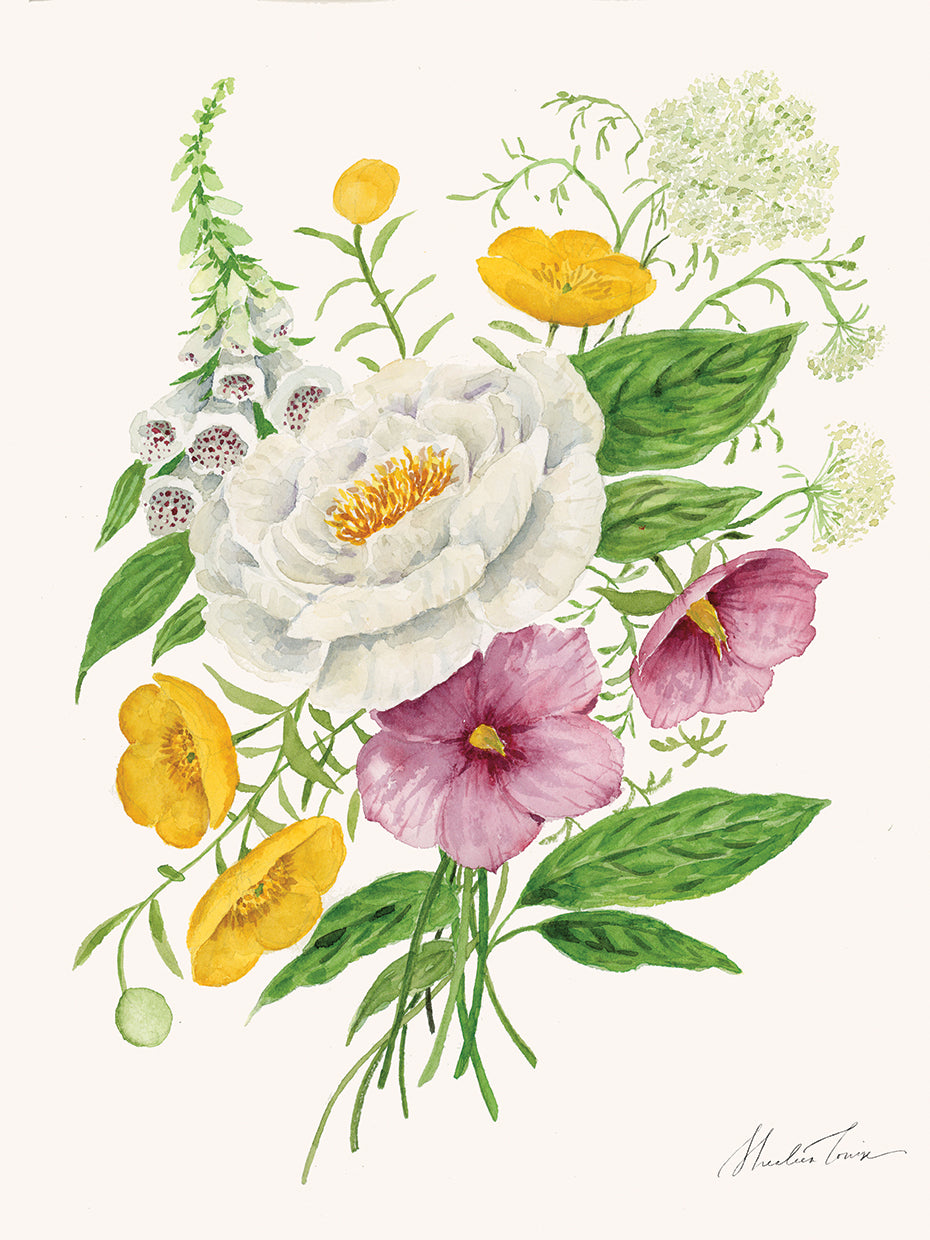 Sweet Peony Bouquet