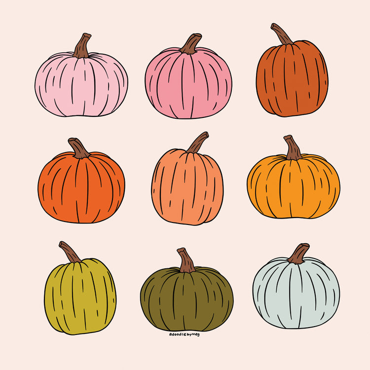 Rainbow Of Pumpkins