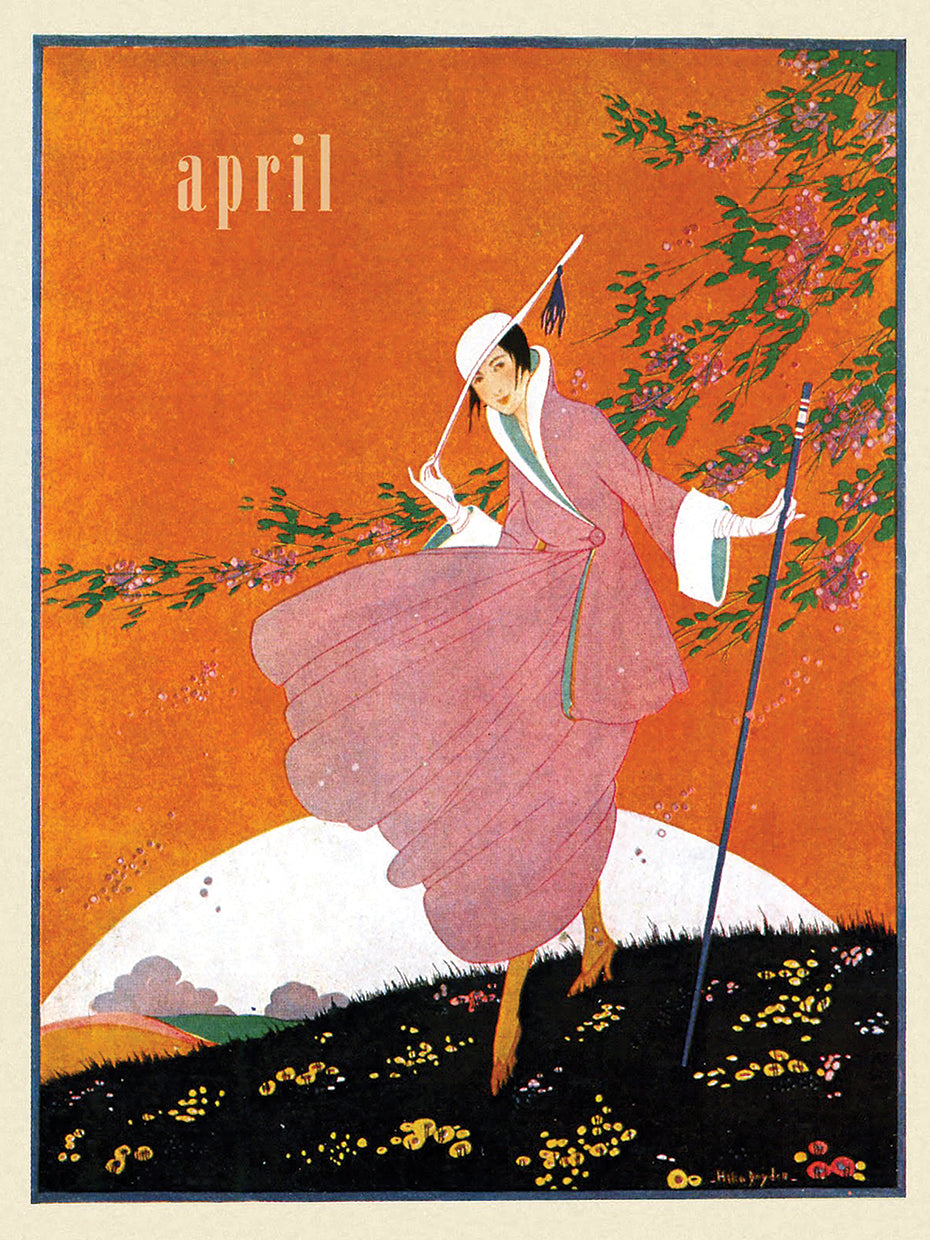 Helen Dryden's Vintage Vogue Magazine Cover 1916 Canvas Art Prints