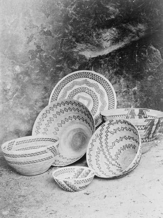 Baskets In The Painted Cave Yokuts