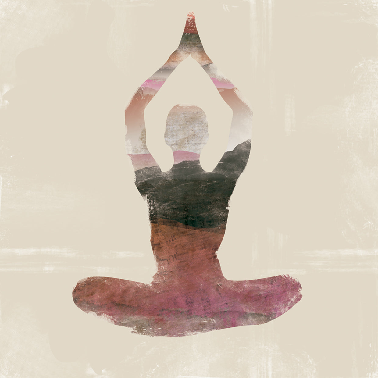 YOGA PINK PRAYING