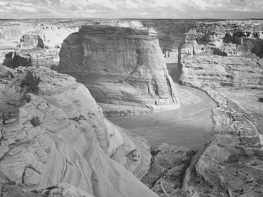 Canyon De Chelly, Panorama of Valley From Mountain Canvas Print