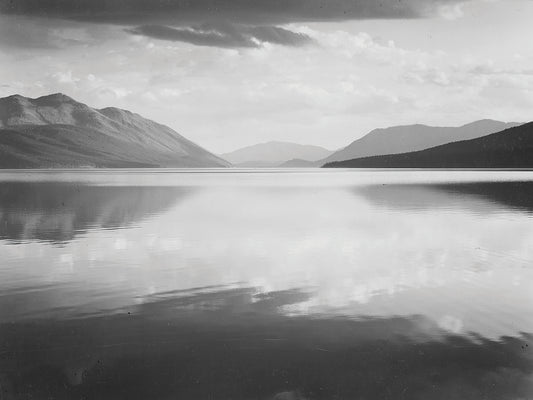 Evening, Mcdonald Lake, Glacier National Park Canvas Print