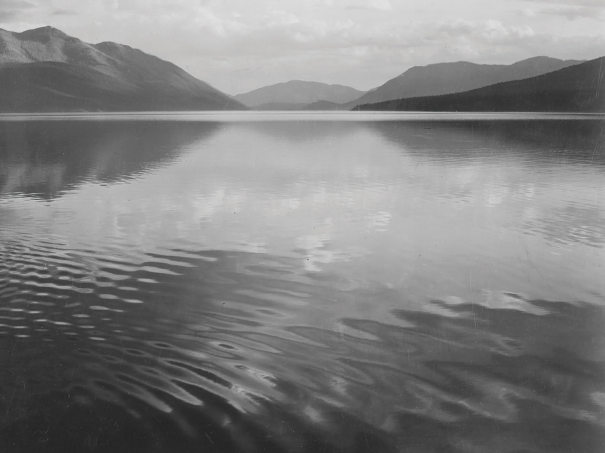 McDonald Lake, Glacier National Park, Lake And Mountains