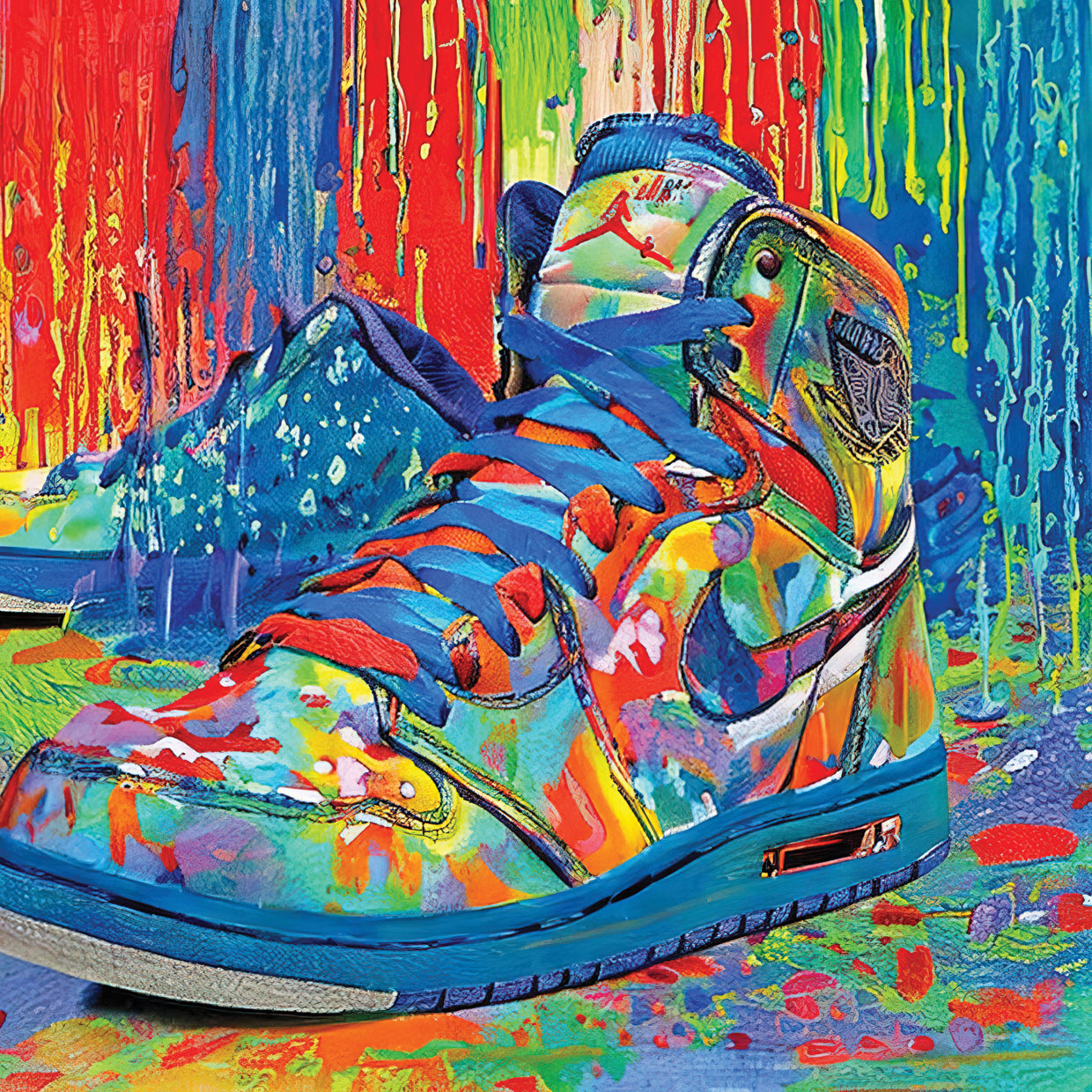 Pop Graffiti Shoes Chicago Air Series 5