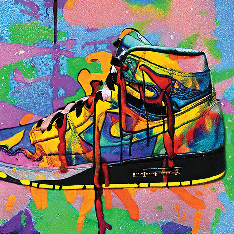 Pop Graffiti Shoes Chicago Air Series 18