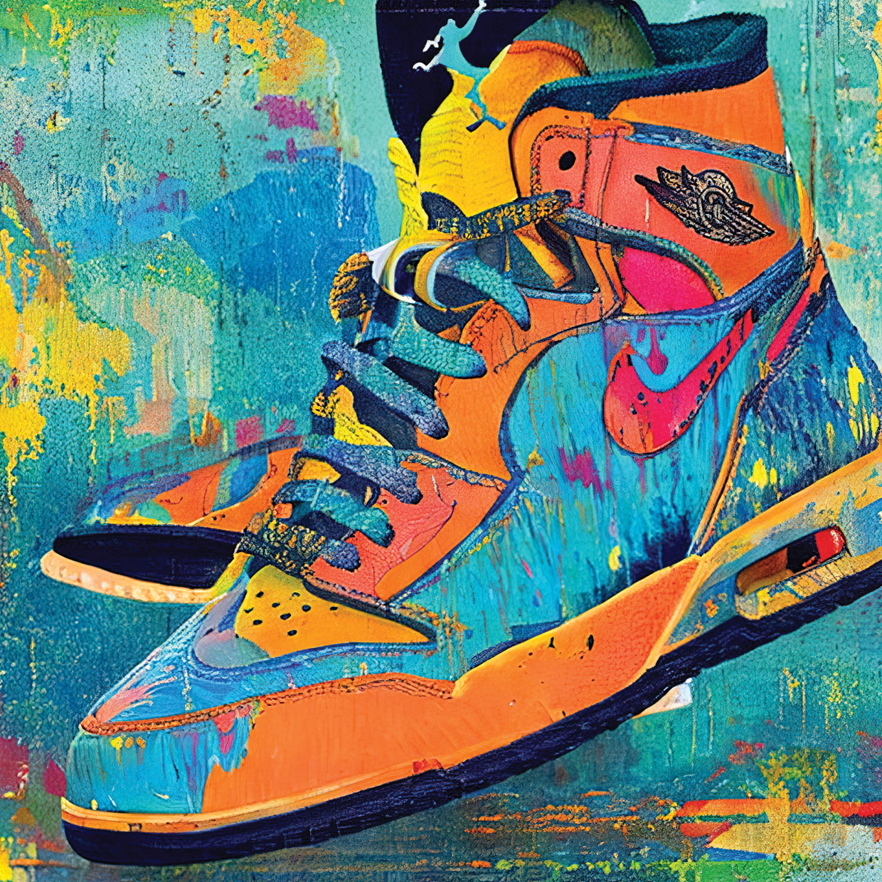 Pop Graffiti Shoes Chicago Air Series 19