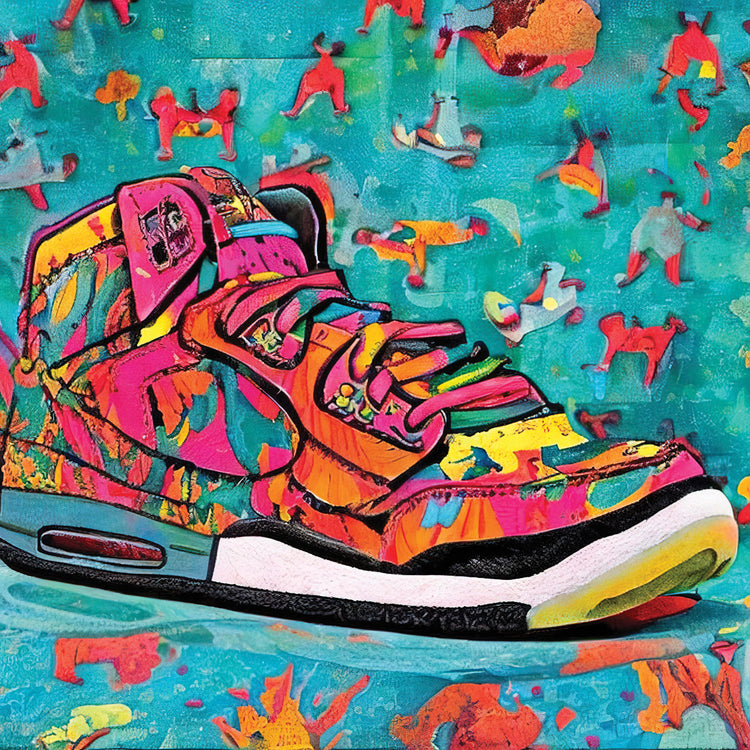 Pop Graffiti Shoes Chicago Air Series 25