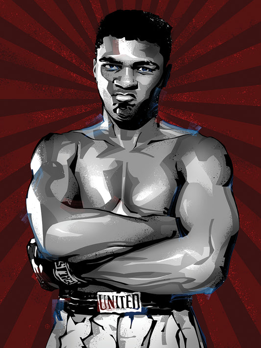 The Greatest Of All Time Boxer Canvas Print