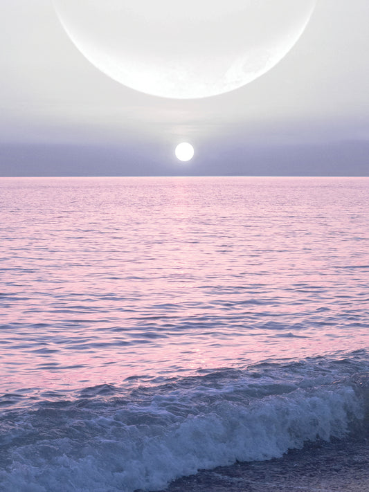 Moon and Sun on the Sea