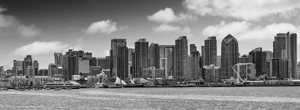 SAN DIEGO SKYLINE View from Harbor Island