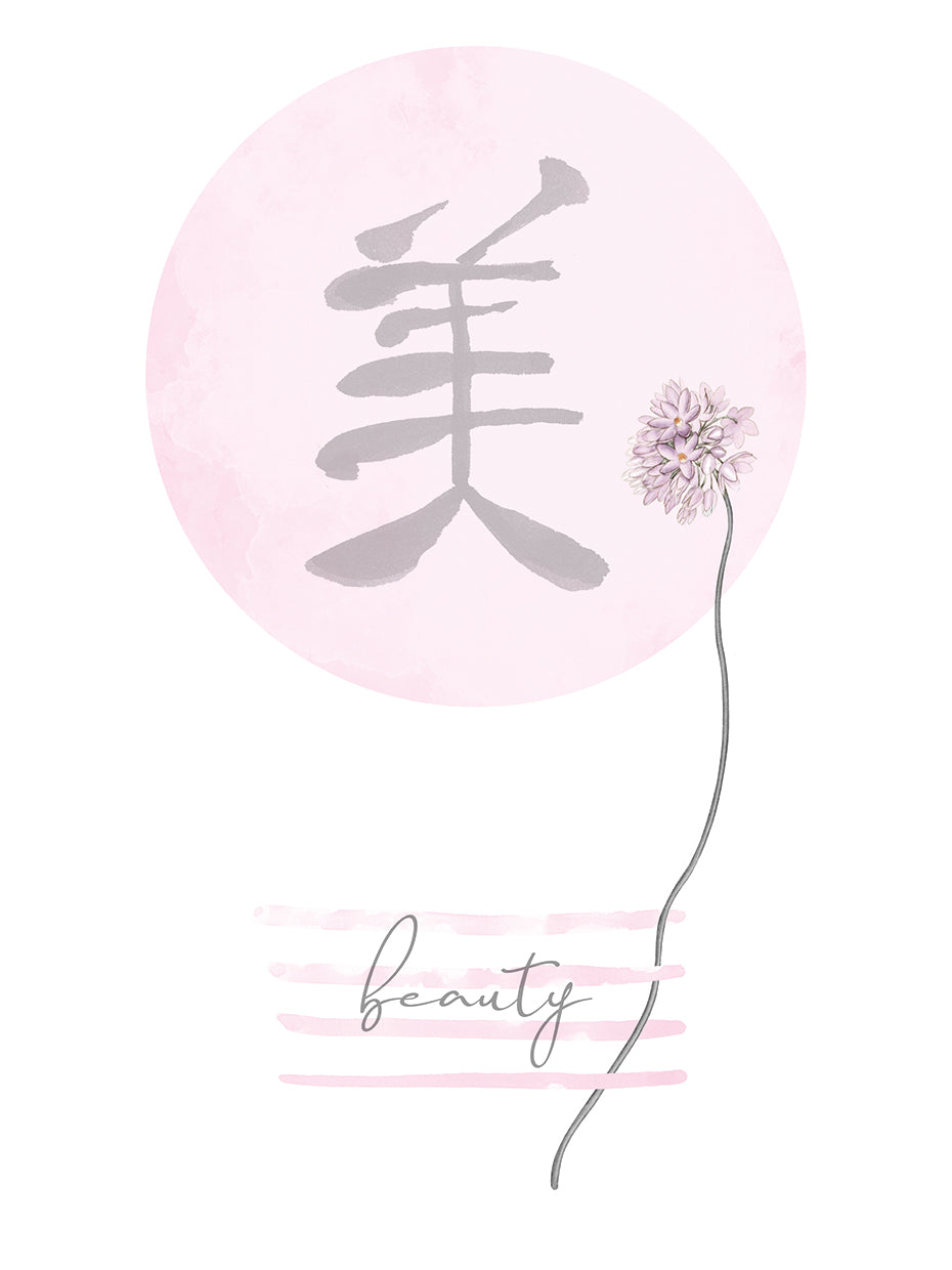 Pink Beauty - Japandi Style