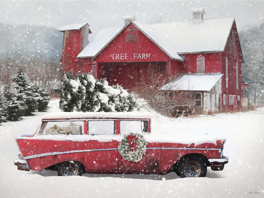 Christmas Memories at the Tree Farm Canvas Print