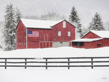 Winter Barn