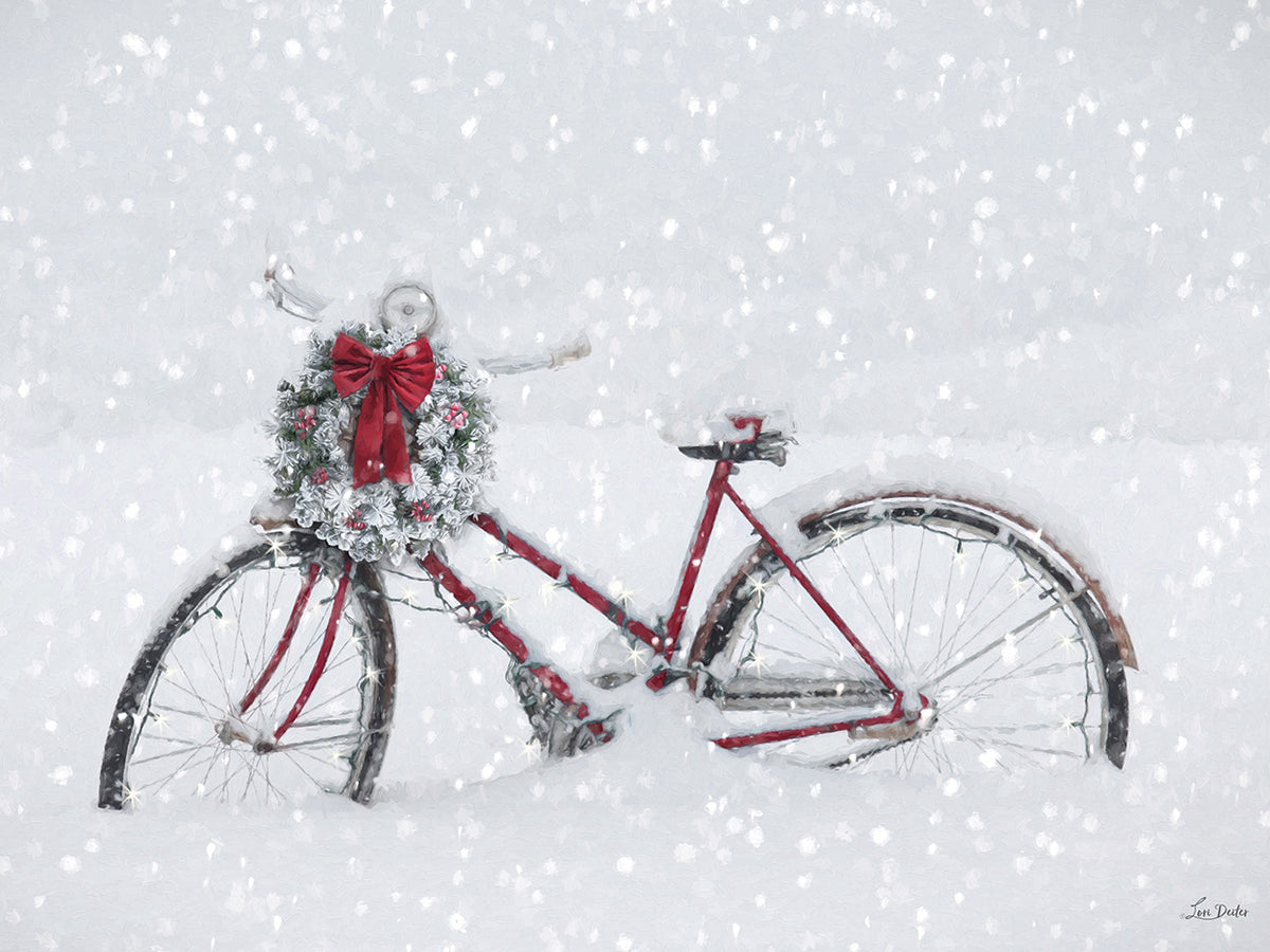 Lighted Christmas Bike