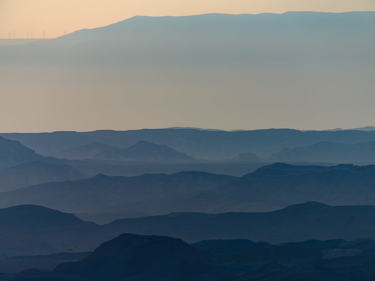 Sunrise over Ramon crater #6