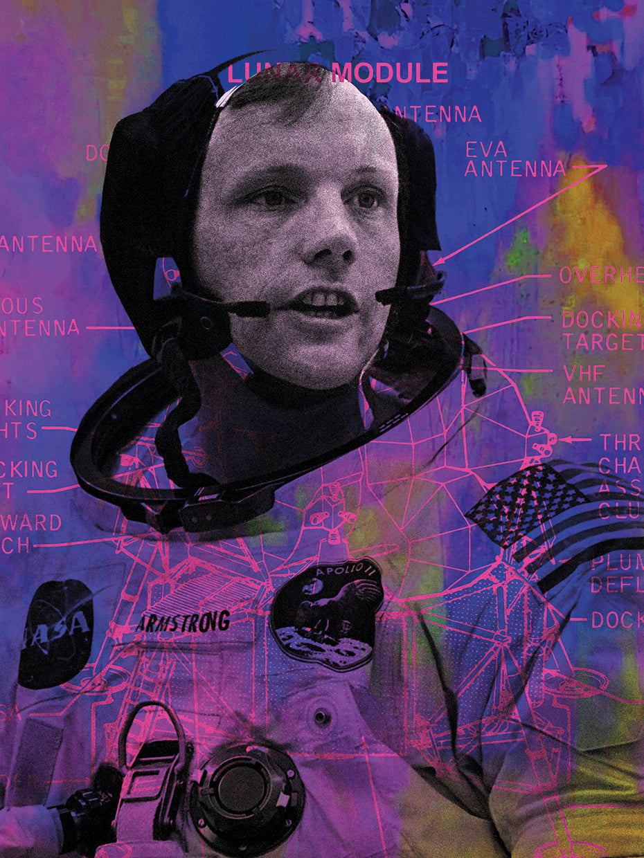 Inspired by Neil Armstrong First Man On The Moon