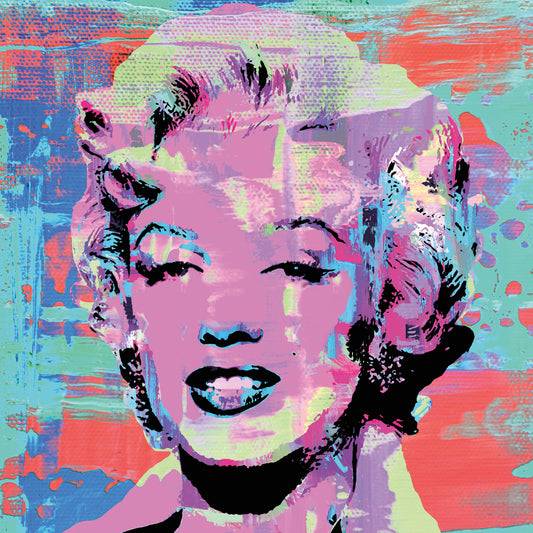 Inspired by Pinks Marilyn Canvas Print