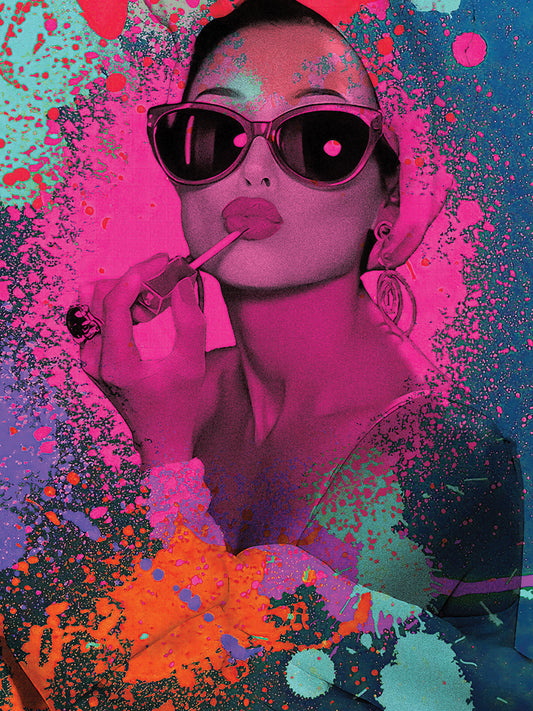 Inspired by Audrey Hepburn Canvas Print