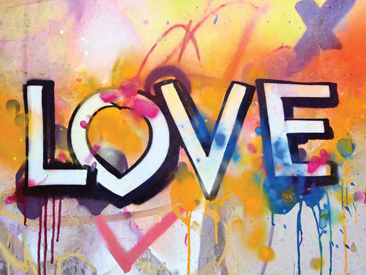 Graffiti Love Series 5 Canvas Print
