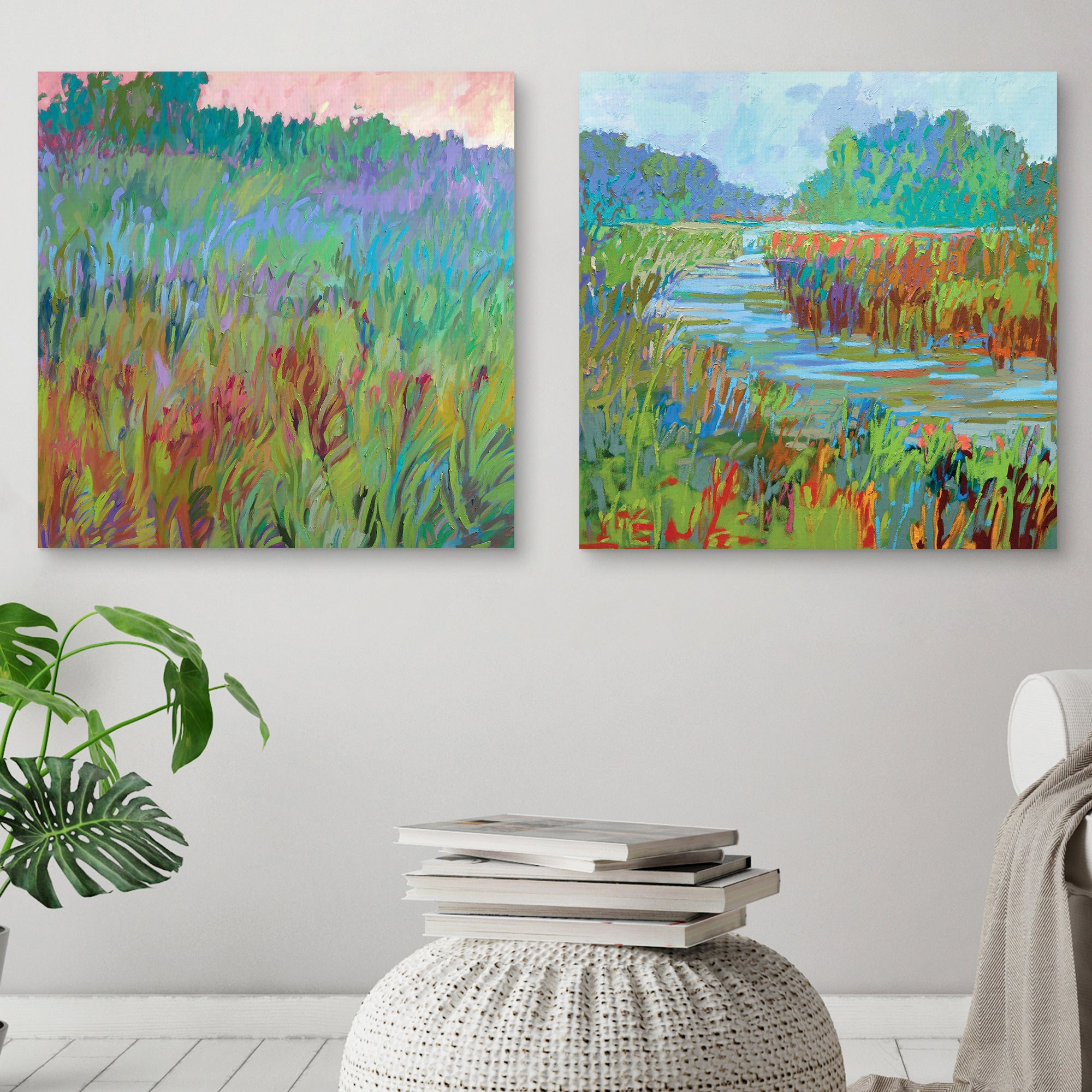 Spring Greens & A Bend in the River