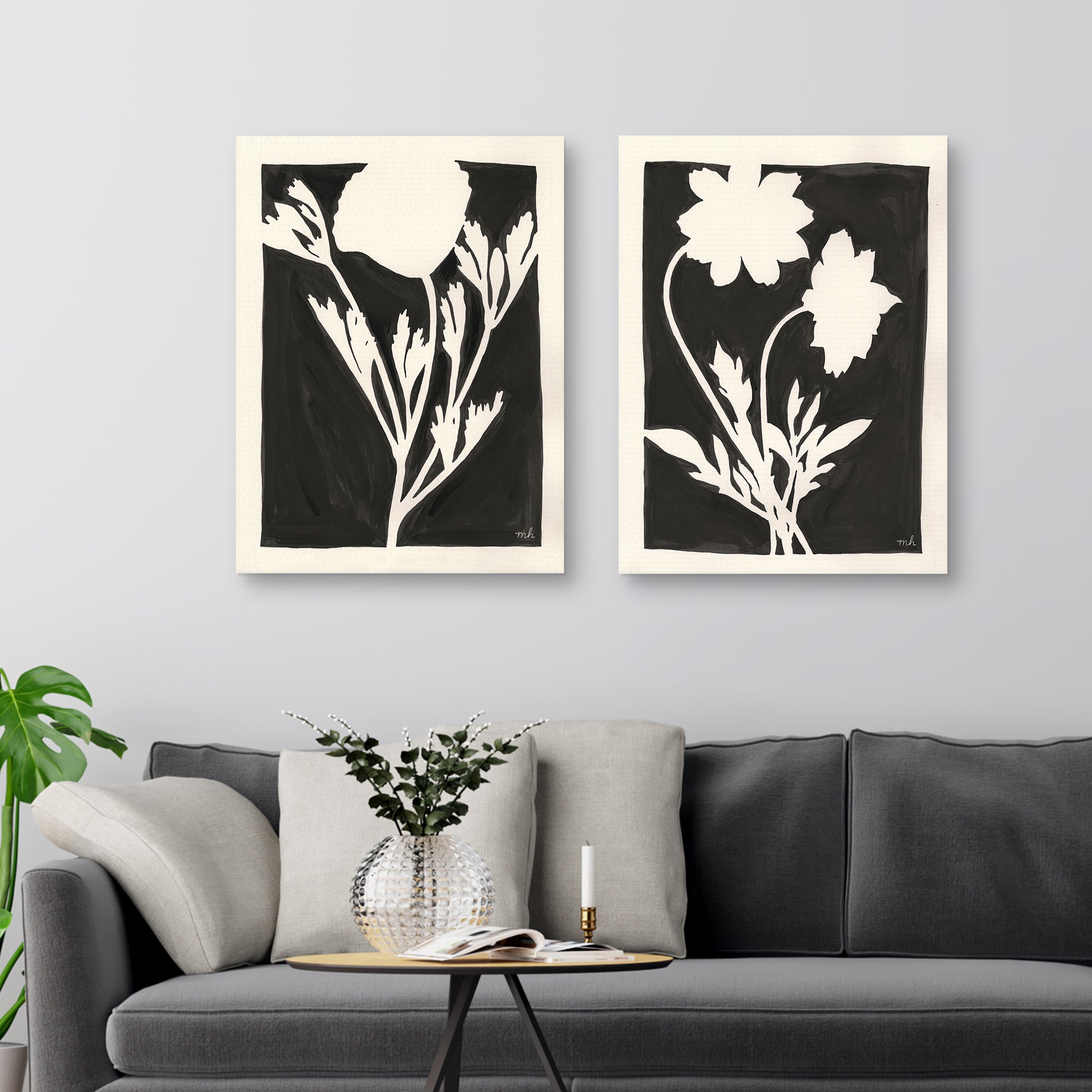 Joyful Spring I & II Black