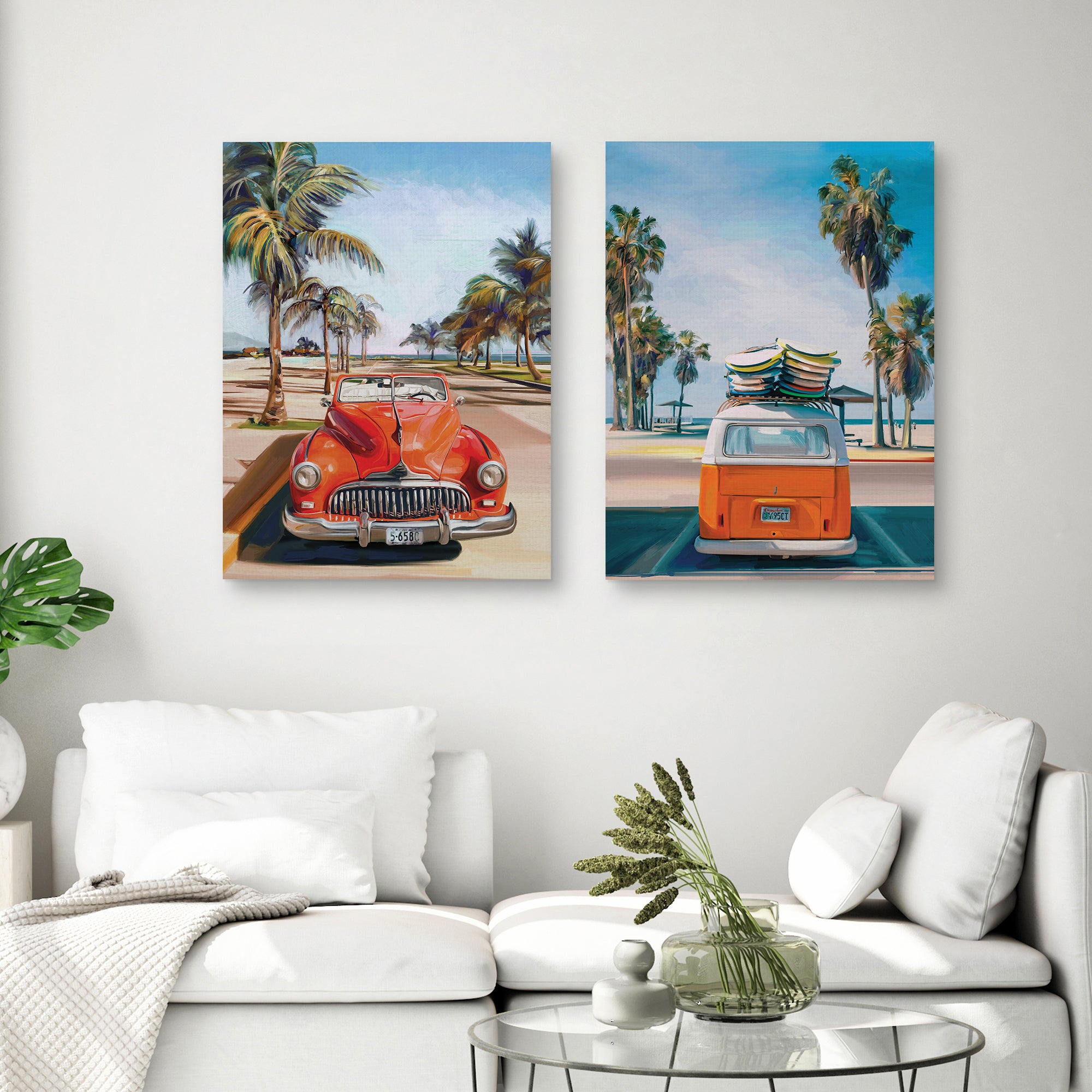 Retro Beach Day I & II