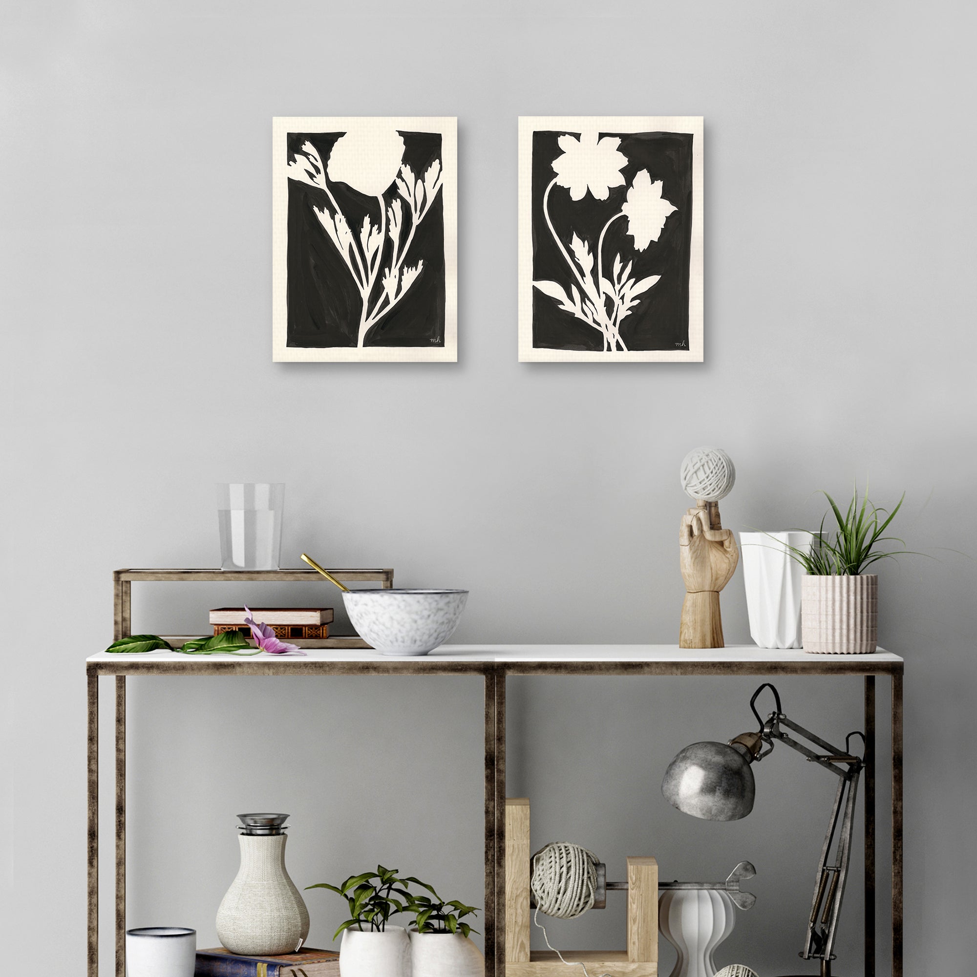 Joyful Spring I & II Black