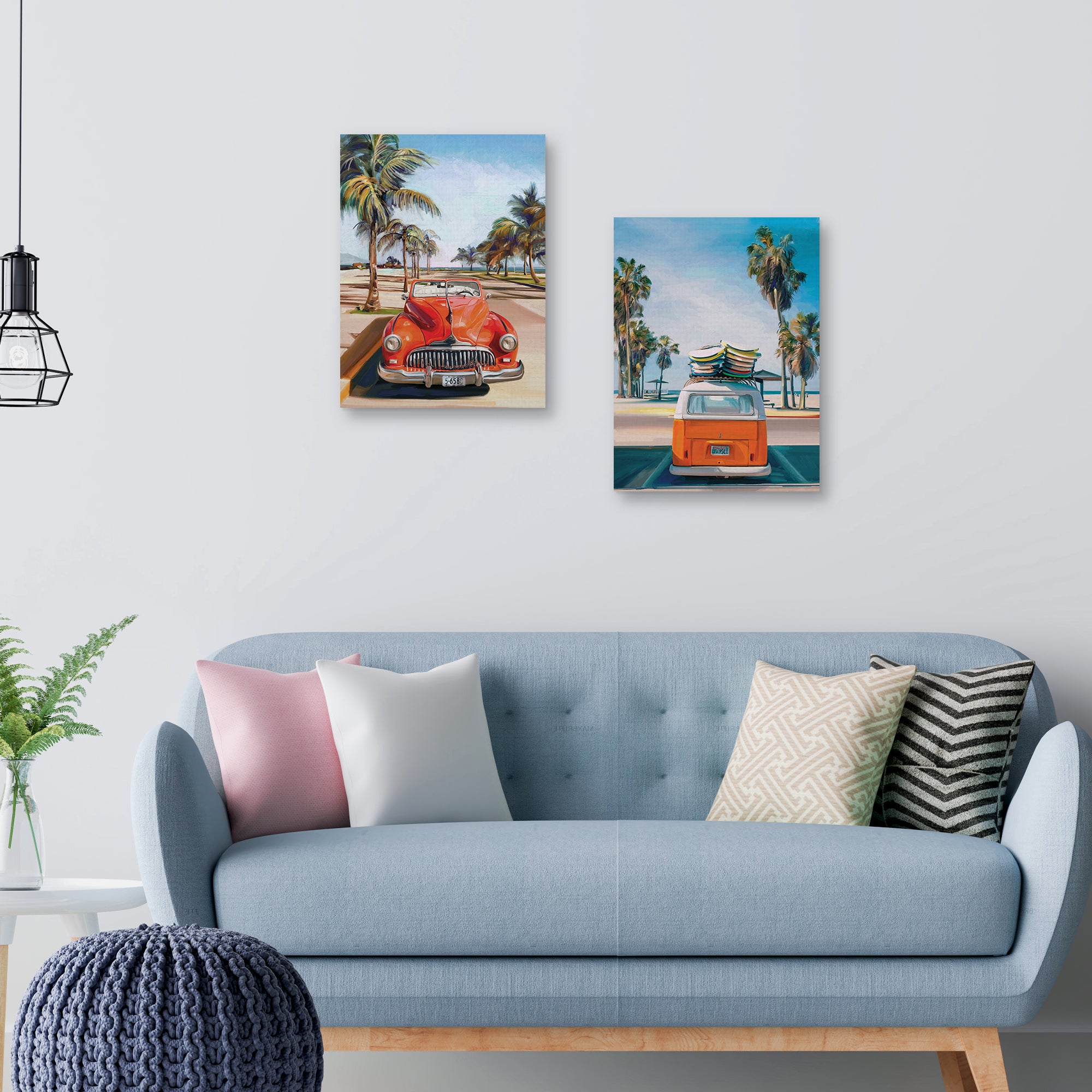 Retro Beach Day I & II